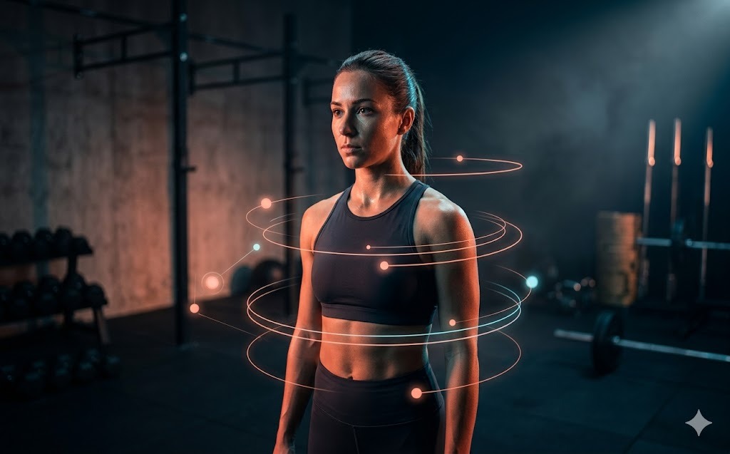 Athlete with an AI assembling a personalized plan around them